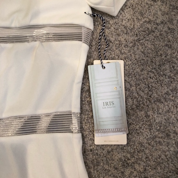 NWT WHITE BODYCON DRESS - Picture 4 of 5